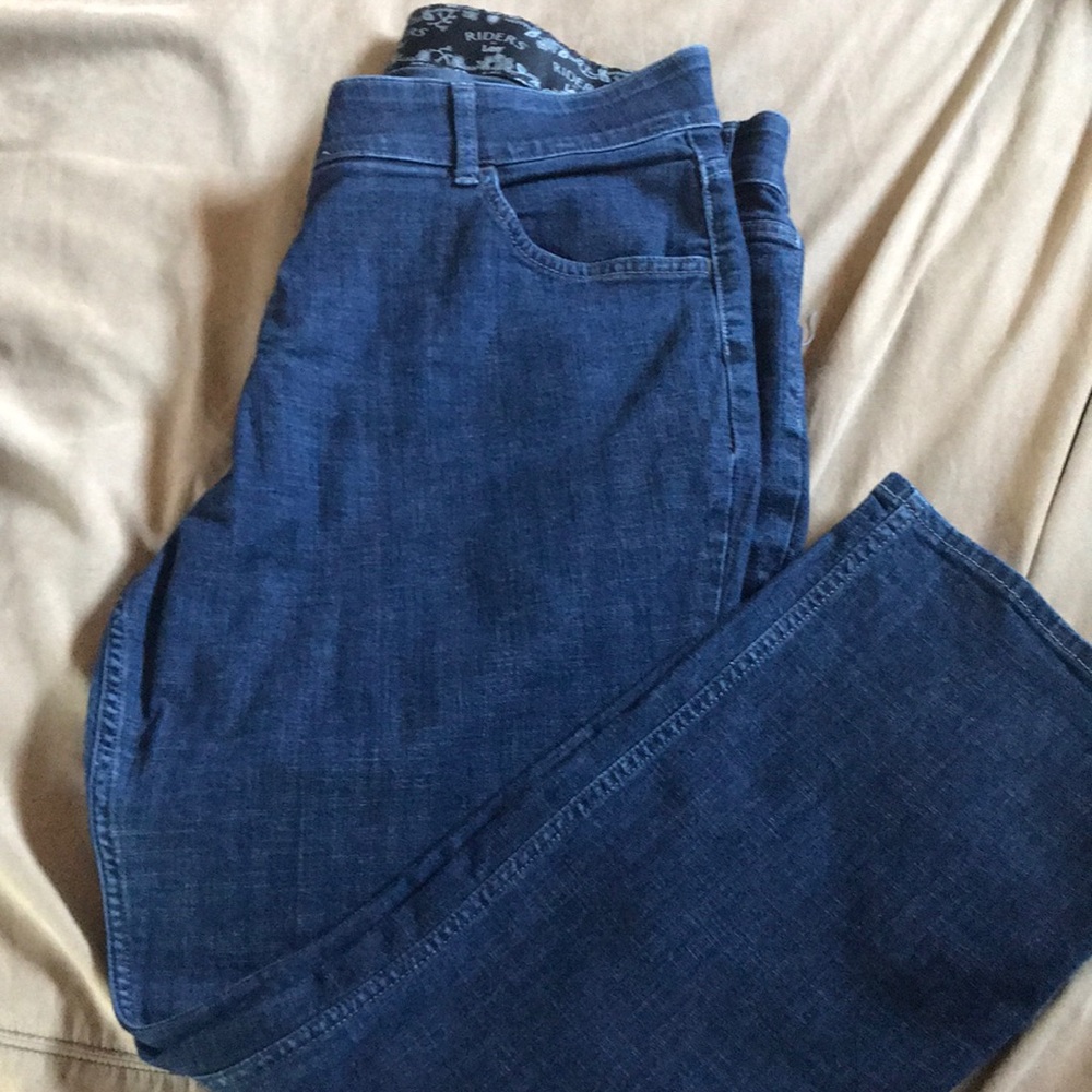 Straight leg jeans